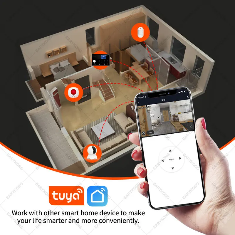Two-way Voice Intelligent WiFi Network Camera Remote Monitoring Automatic Tracking Infrared Night Vision Movement Detection