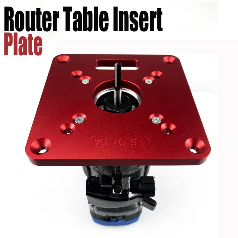 Router Table Insert Plate, Aluminum Woodworking Trimmer Base, RT0700C Universal Flip Board