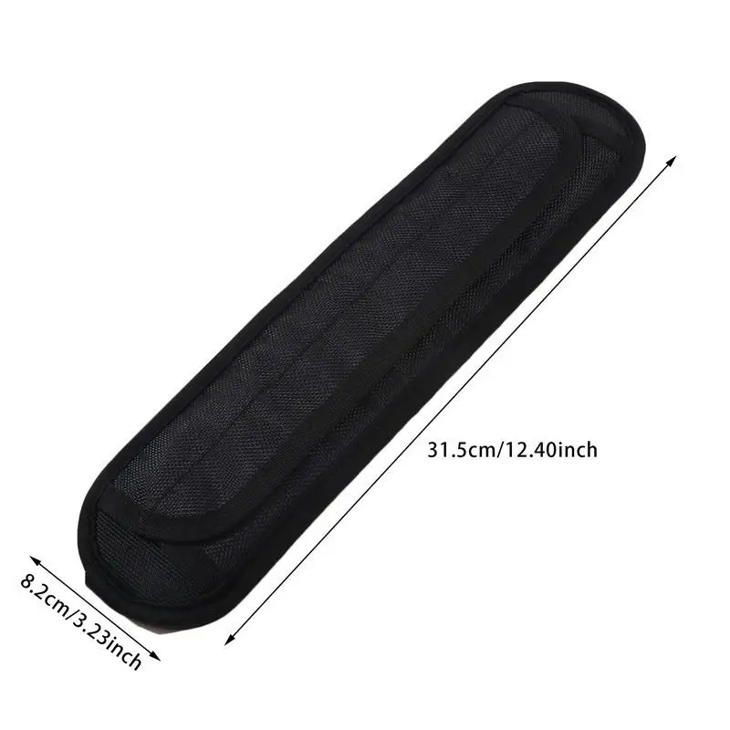 1/2 قطعة أوسع لتقليل الوزن حقيبة مدرسية حزام الكتف أسود لتقليل الوزن وسادة الكتف حقيبة ظهر مزدوجة لتقليل التوتر