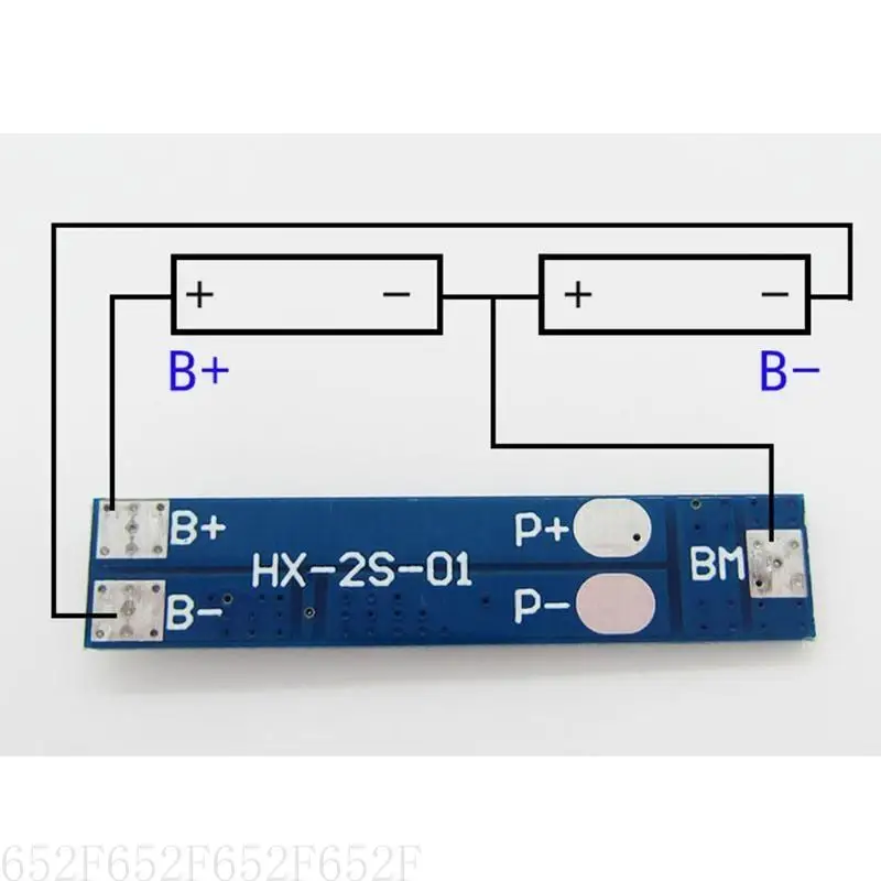 

652F Battery for Board Module Anti-Overcharge/Over-Discharge/Over-Current/Short Circuit Li-ion Lithium Battery Cha
