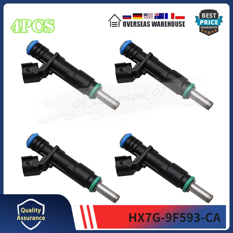 

Set Of 4 Fuel Injector Fits For 2020-2021 Ford Escape 2021 Ford Bronco Sport 1.5L l3 Turbo HX7G-9F593-CA