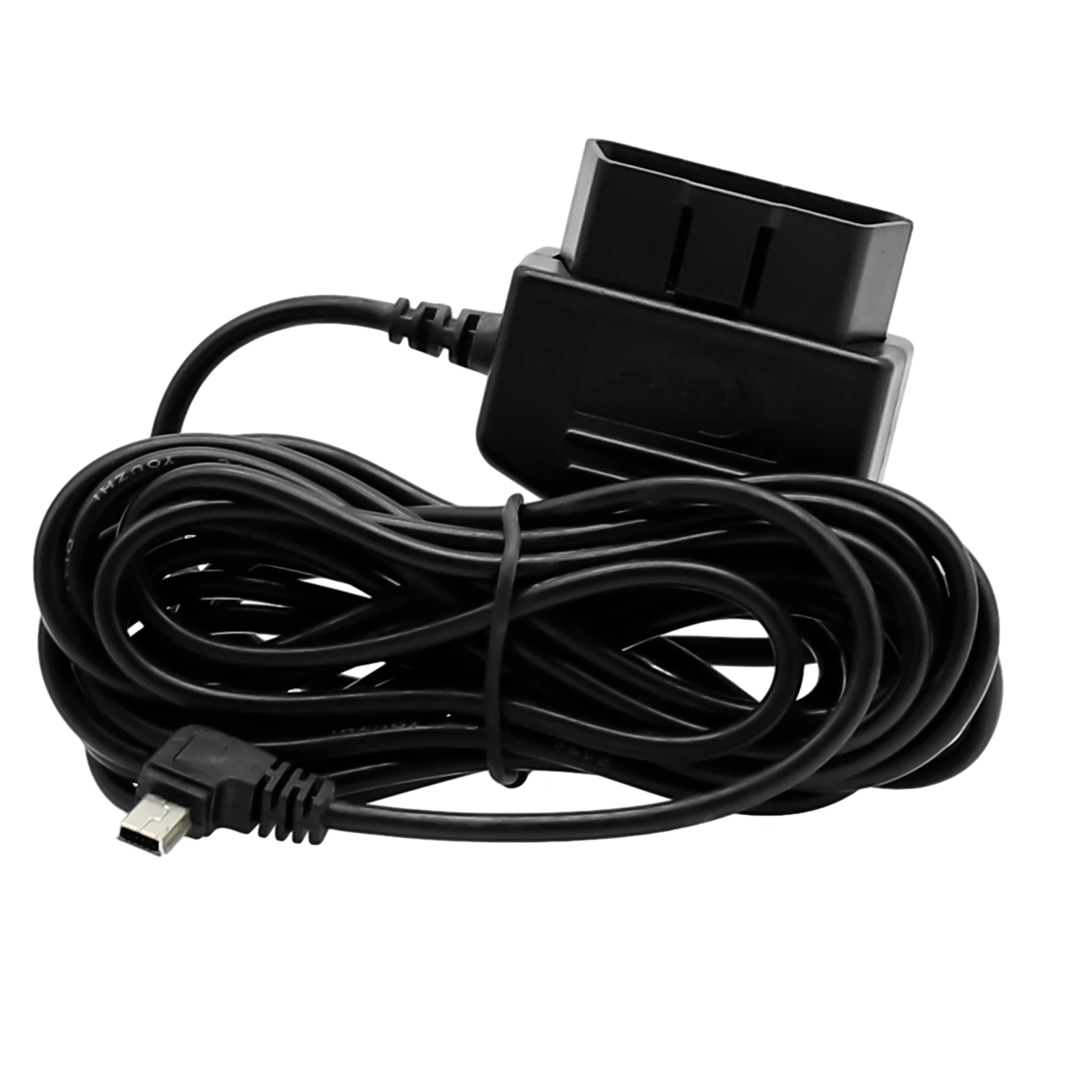 Driving recorder OBD step-down cable with switch, power-on treasure 24-hour monitoring with low voltage protection
