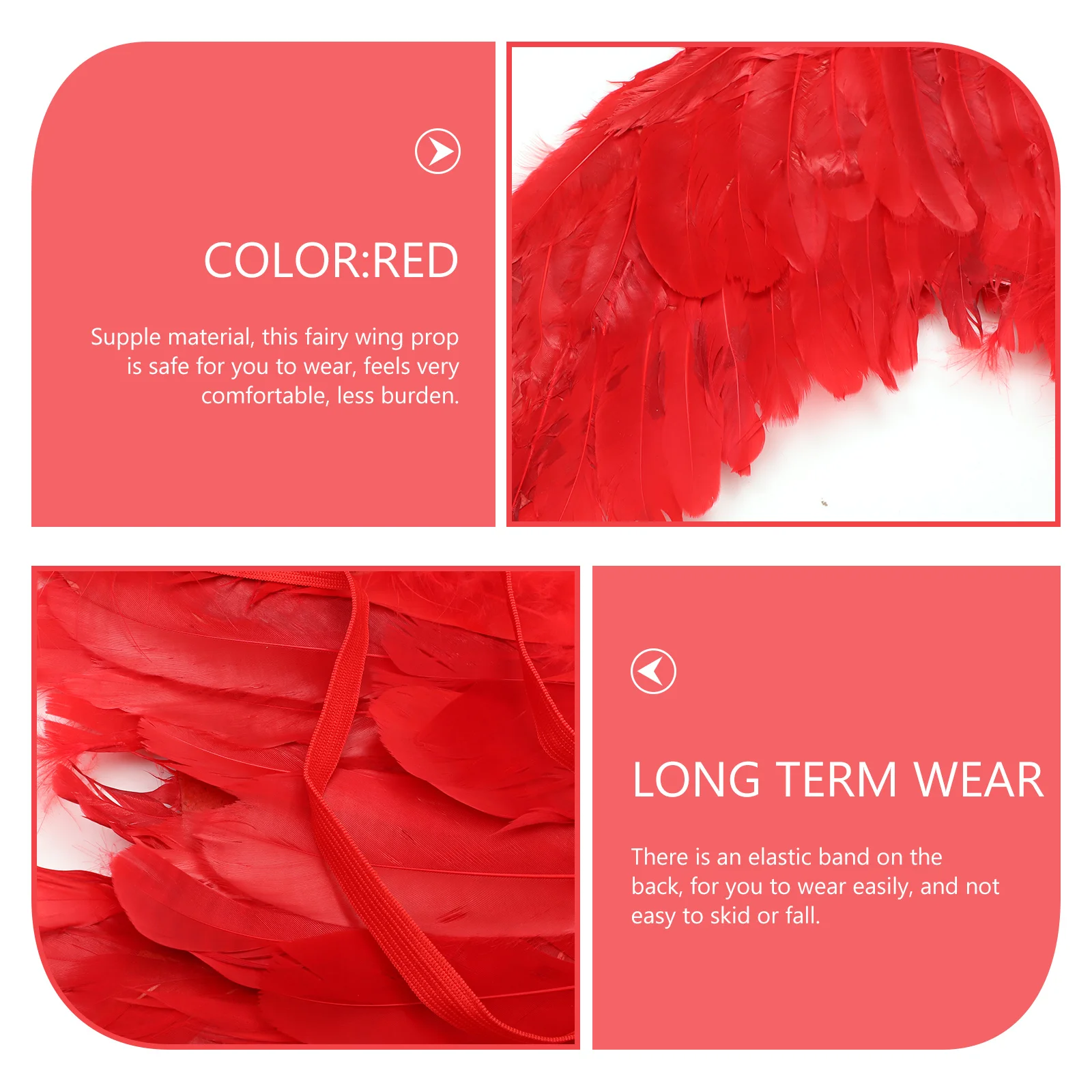 

Fairy Angel Party Supplies Wing Prop For Girls Cosplay Costume Lightweight Party Stage Performance Wing Accessory