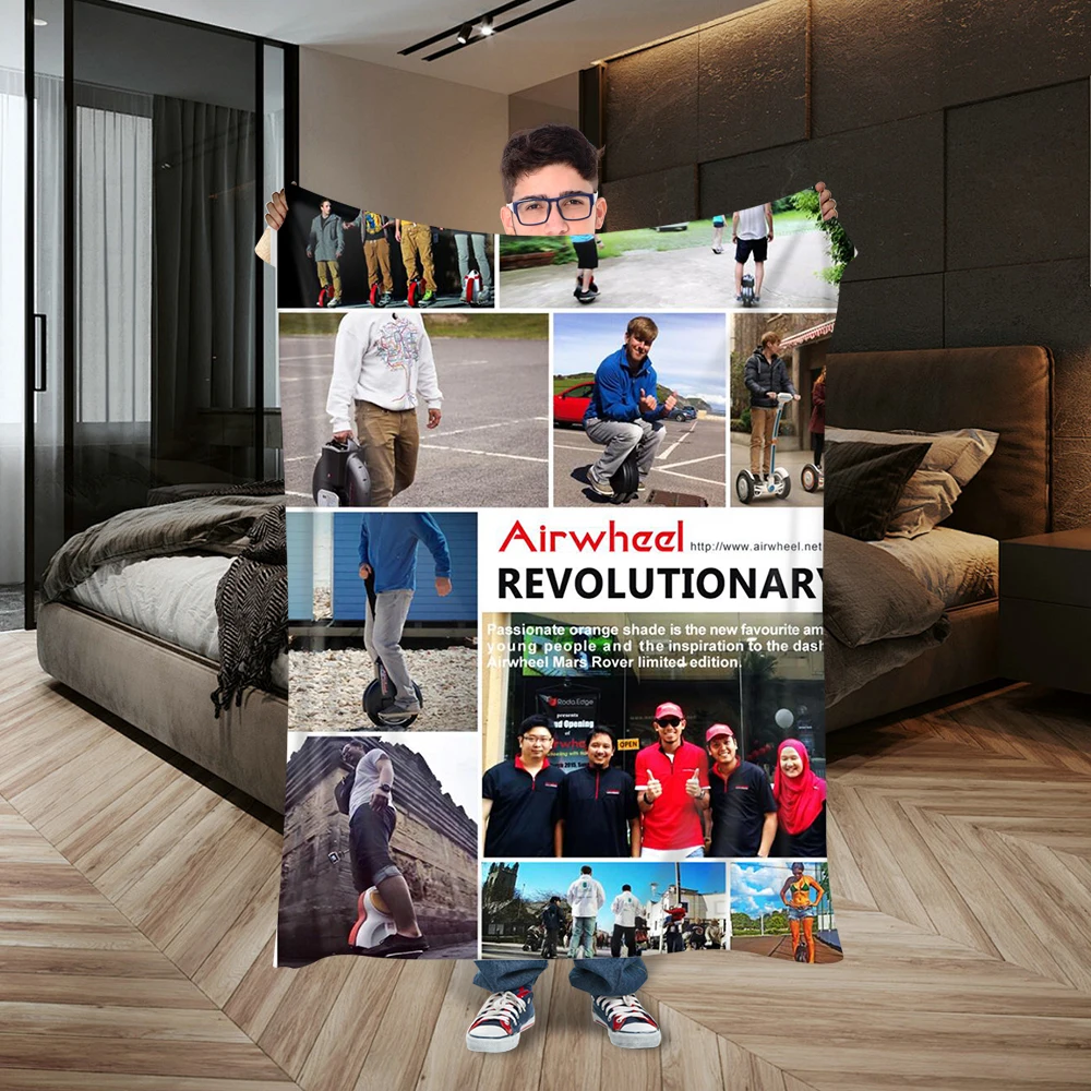 Custom 3D Flannel Weighted Blanket 5