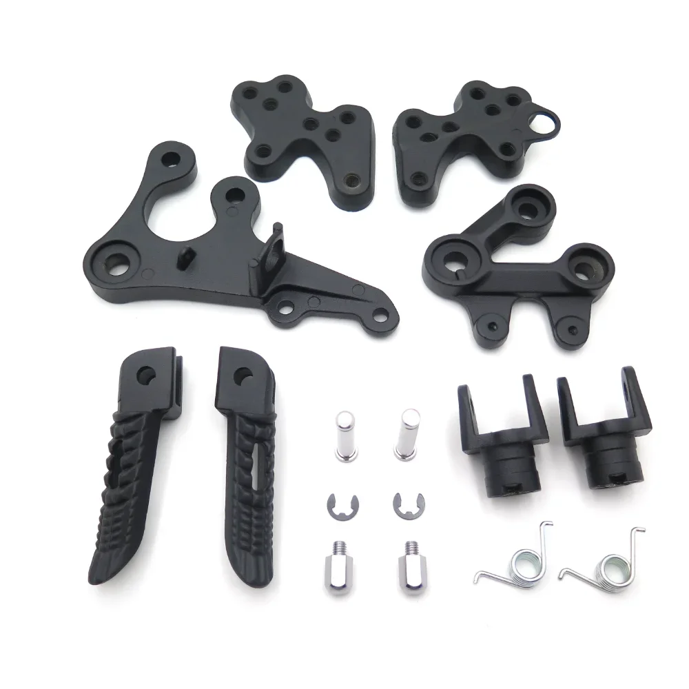 Foot Pegs for Suzuki GSXR1000 2005 2006 2007 2008 Black Front Rider Bracket 05-08 Free Shipping Motorcycle Parts