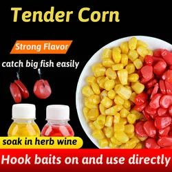 Tender Corn Fishing Lure 150PCS Nutrition Food Fish Feed Attractant Grain Flavor Soak Musk Scent Carp Bite Hook Pesca Soft Bait