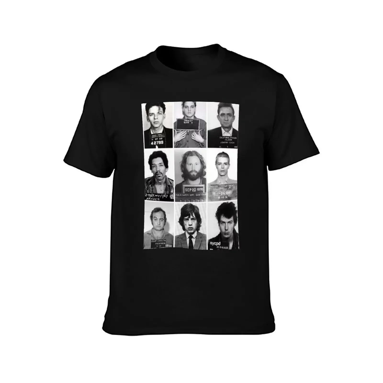 The Usual Suspects - Celebrity Mug Shots T-Shirt plus size clothes essential t shirt Anime t-shirt compression shirt men