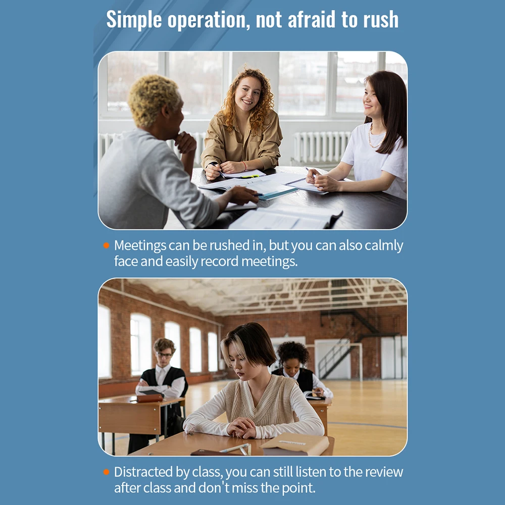 Cyfrowy dyktafon w kształcie długopisu Profesjonalne nagrywanie dźwięku WAV Akumulatorowy dyktafon dźwiękowy Urządzenie do nagrywania długich czasów Odtwarzacz Mp3