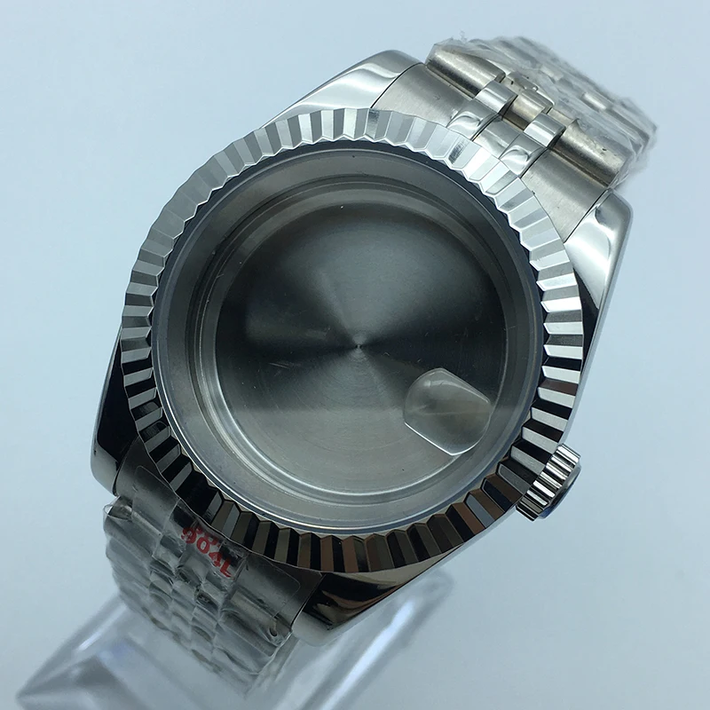 36 مللي متر/40 مللي متر عالية الجودة NH35 حافظة الياقوت الزجاج اليوبيل سوار قفل منزلق ل Seiko nh34 NH35 NH36 nh38 Eta 2824 حركة #3