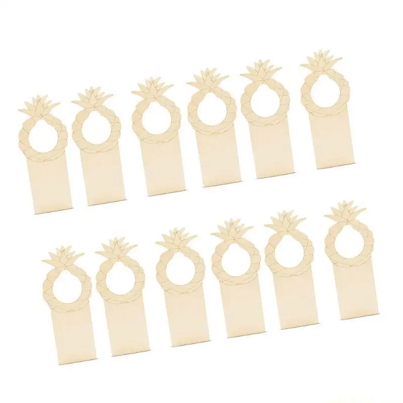 12Pcs Door Knob Hangers 3.54x9.45Inch Unfinished Door Knob Sign for Home Hotel Office Shop Decoration