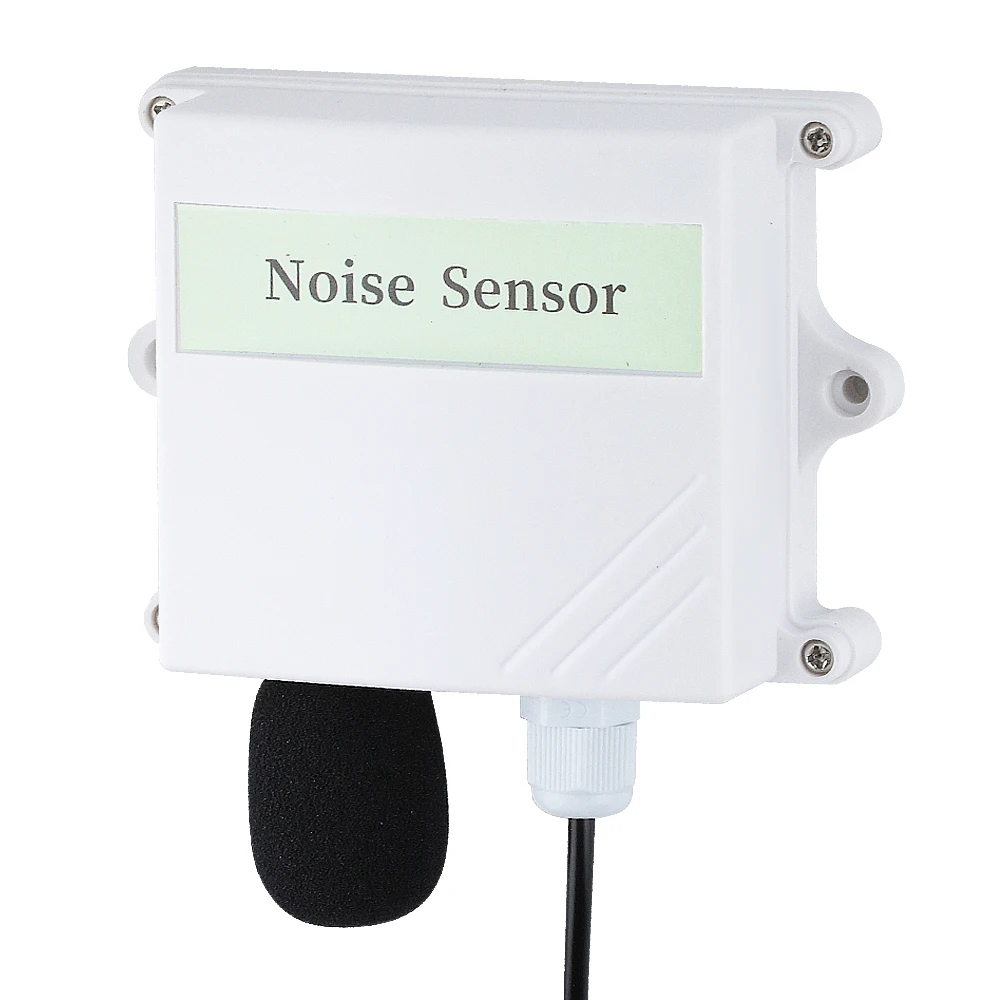 30-130dB Noise Sensor Module Industrial Decibel Meter Transmitter 20Hz-12.5KHz with LCD Display Modbus-RTU RS485 4-20mA 0-10V