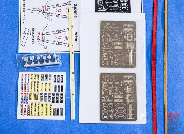 MFH 1:20 Three Color Optional Racing Seat Belt P925 P926 P927 Modifying and Assembling Model Accessories