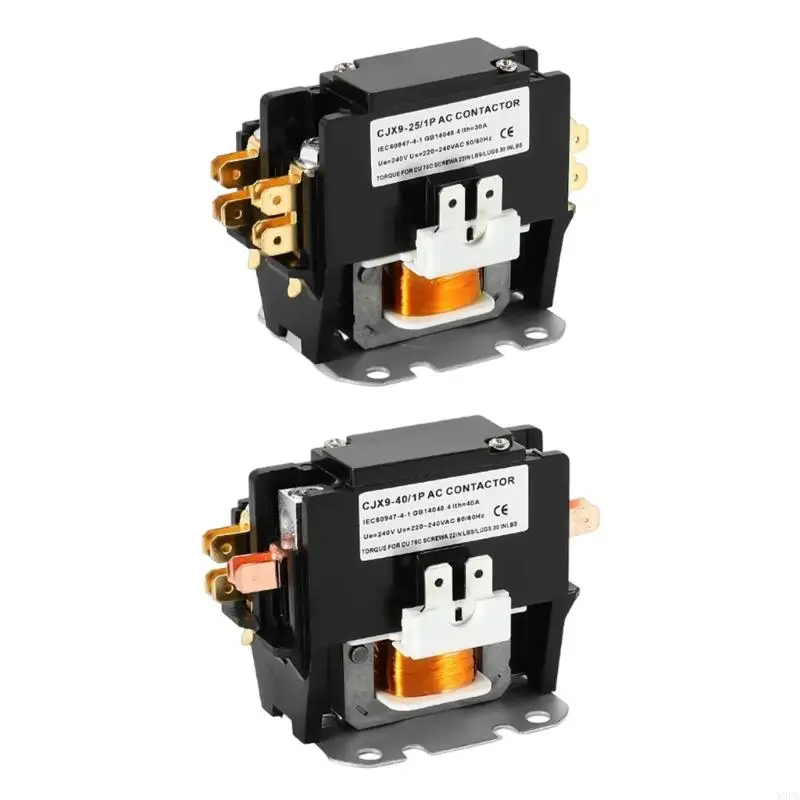 

X9FA 24VAC HVAC Contactors 1 Poles Flame Resistant for Cranes and Press Machines