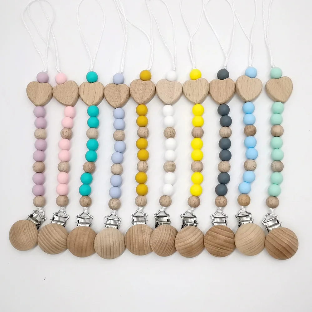 

Baby Pacifier Holder Dummy Clip Teether for Babies Pendant Newborn Stuff Gifts Babies Toys Accessories