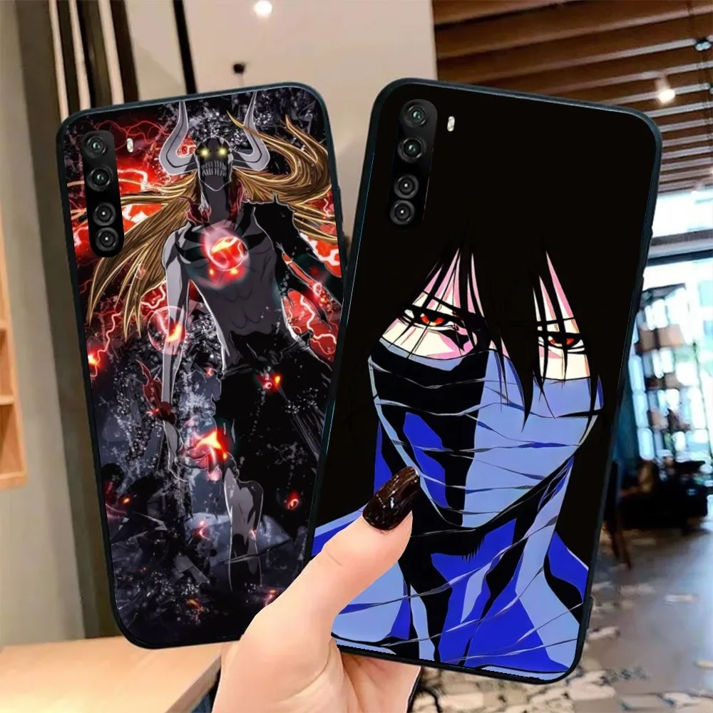 Bleach Ichigo Cool Mobile Phone Case for OPPO Find X5 X3 X2 A93 Reno 8 7 Pro A74 A72 A53 Black Soft Phone Cover Funda