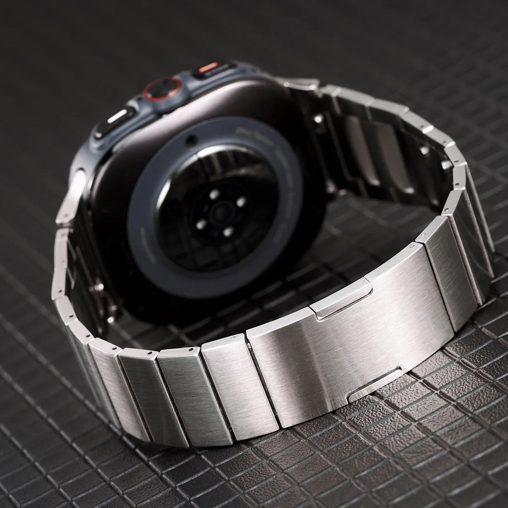 حزام معدني فاخر متوافق مع ساعة Samsung Galaxy Watch 8/8Claaic حزام بديل لملحقات ساعة Galaxy Watch Ultra2025