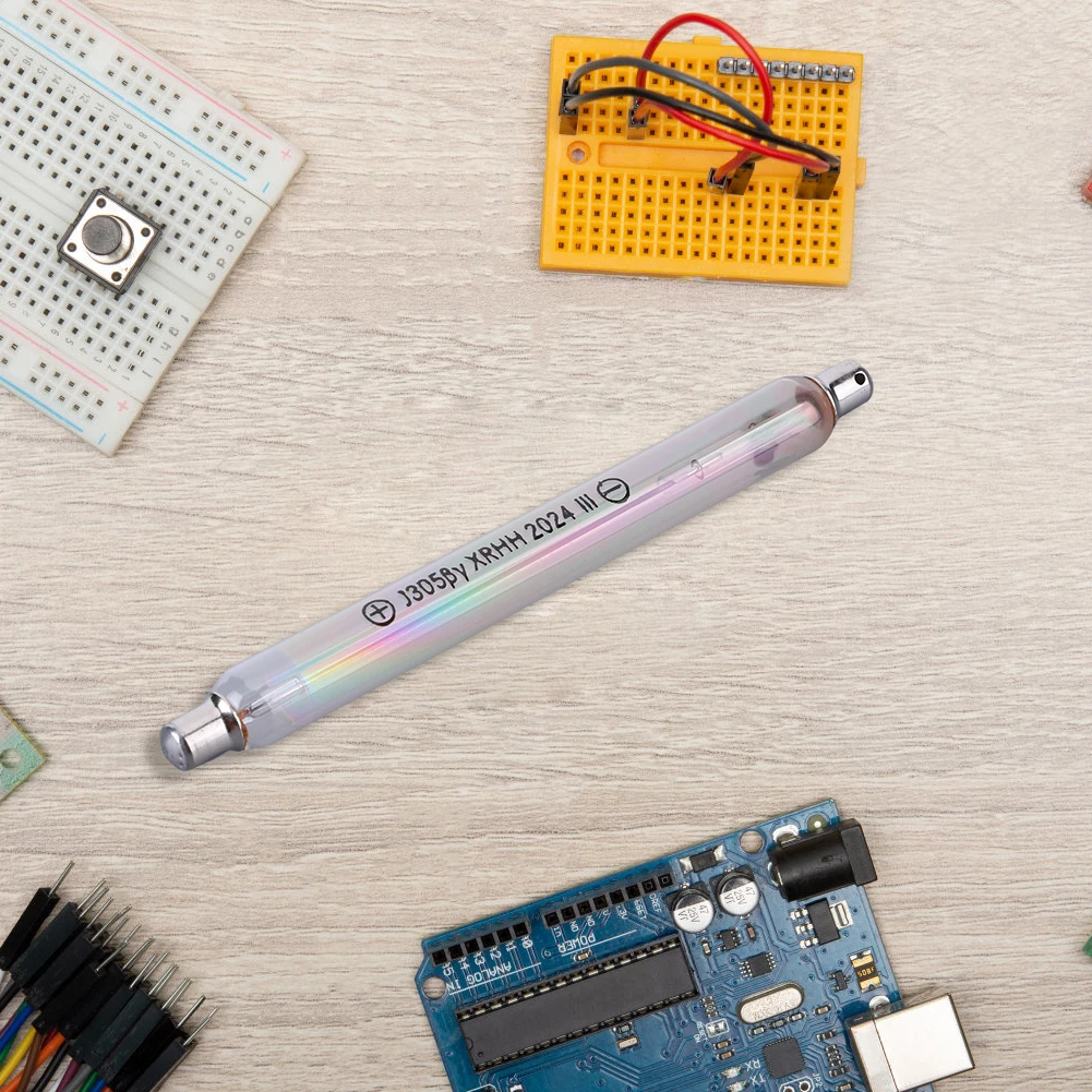 J305 Geiger Muller Tube Counter Glass Tube Hard Beta GM Detectors Geiger Counter Tube The Tube for Nuclear Radiation Detector