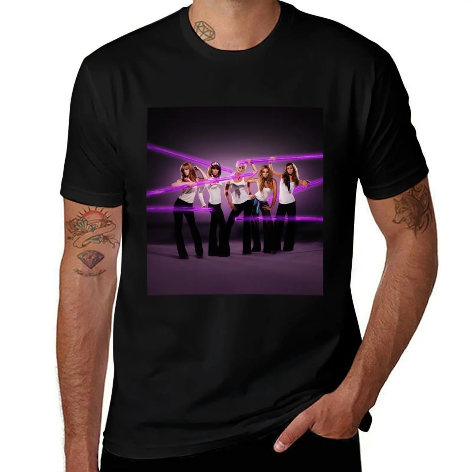 

girls aloud tangled up T-Shirt oversized anime shirt vintage anime shirt Luxury man T-shirts for men cotton