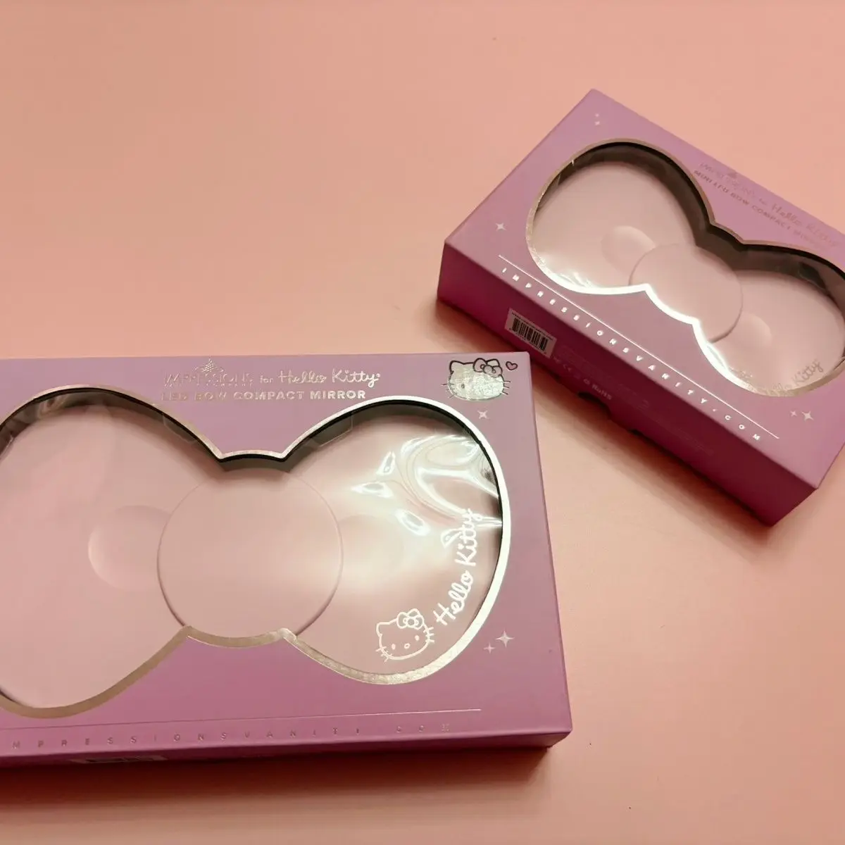 Kawaii Sanrio My Melody LED Mirror Butterfly Shape 3 Color Stepless Dimming Rechargeable HelloKitty Cute Portable Home Gifts view 4