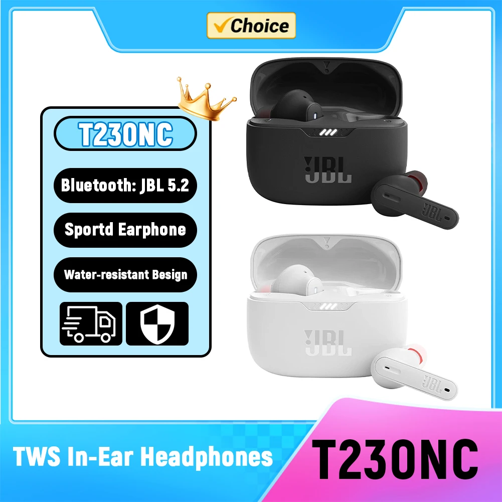 TWS In-Ear Headphones Bluetooth-Compatible 5.2 Noise Cancellation Waterproof Wireless Earphone Waterproof TWS Earphone