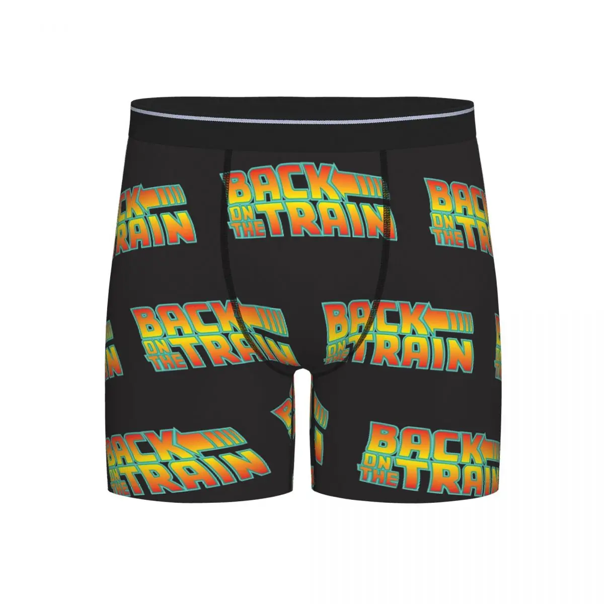 

Long Boxer Underpants Shorts Retro Back To The Future Panties Men's Comfortable Underwear for Homme Man Boyfriend Gifts