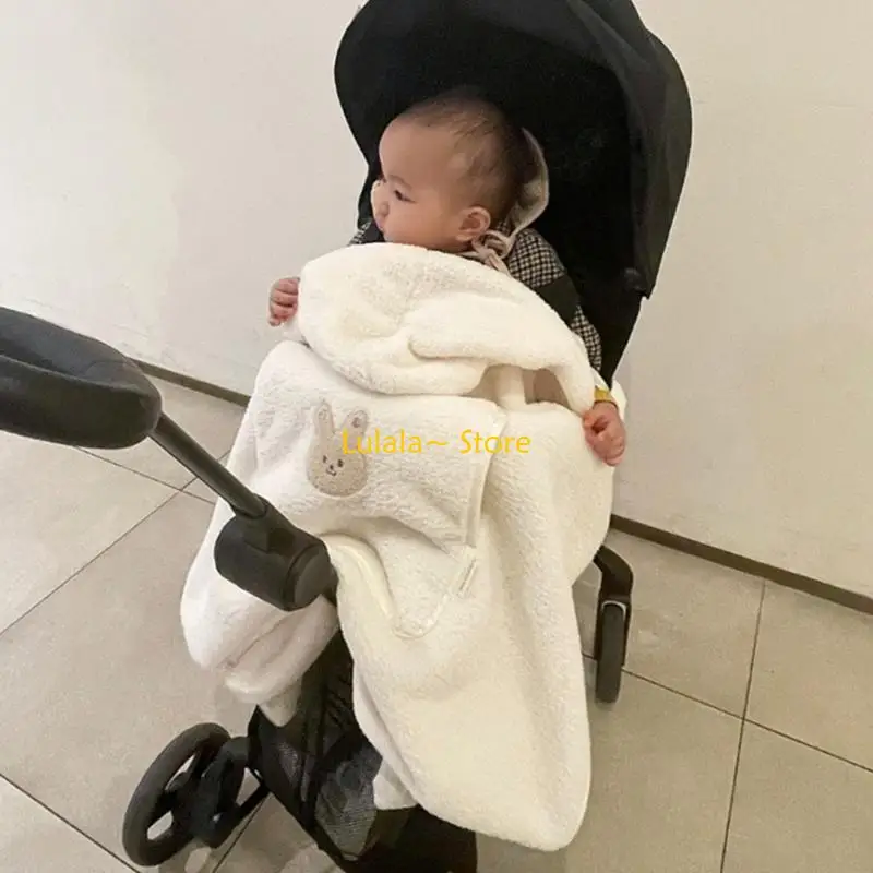 Picture 5: Y4QA Versatile Baby Stroller Windproof Poncho Practical Newborn Pushchair Poncho Gift