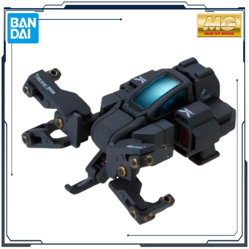 반다이 오리지널 MG 시리즈 풀 아머 건담 썬더볼트 1/100 애니메이션 조립 모델 장난감 소년을위한 선물 소장 장식품