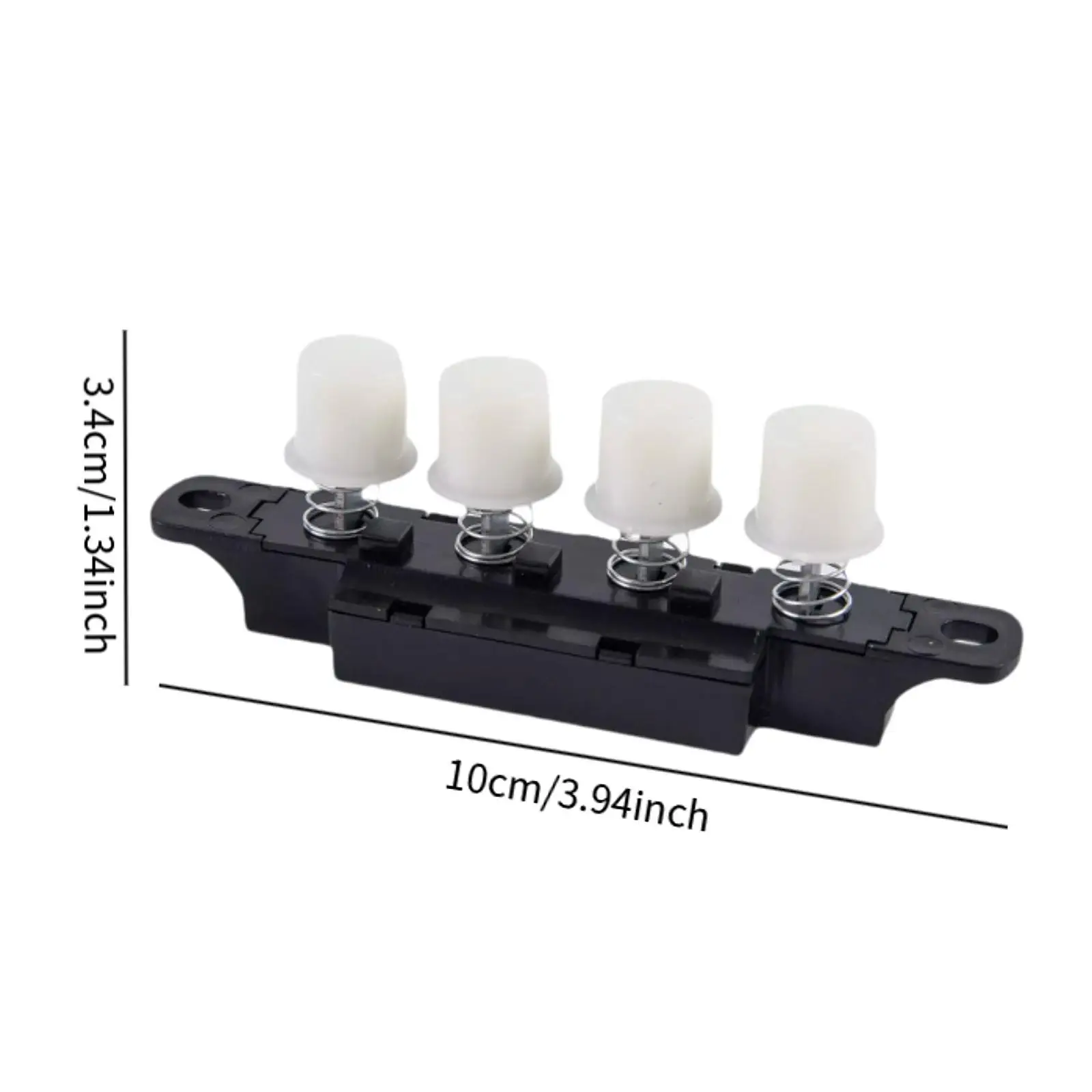 Electric Fan Button Switch 4 Position Keyswitch Piano Key Design Gear Switch