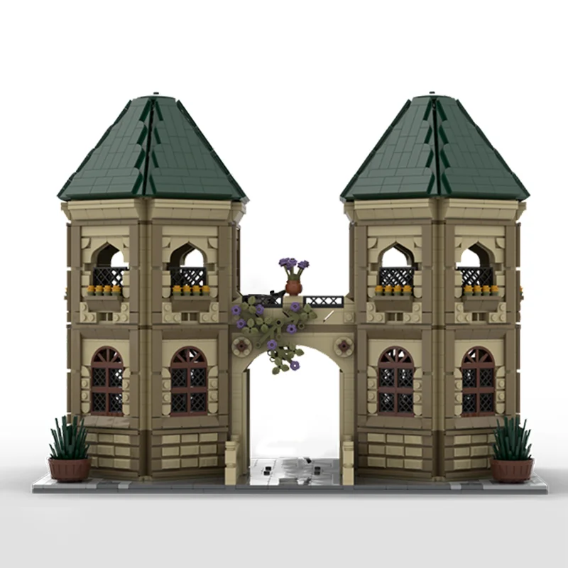 ตัวต่อ MOC SW Theed House 3 Star Battle จำนวน 3531 ชิ้น ของเล่นตัวต่อสร้างสรรค์ DIY ของขวัญคริสต์มาส ของเล่นเสริมพัฒนาการ