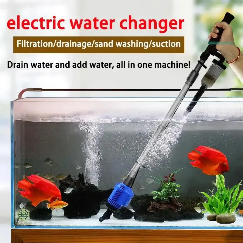 

Aquarium Sand Washer Cleaning Tool Automatic Water Filter Automatic Electric Suction Device For Clean Fish Tank