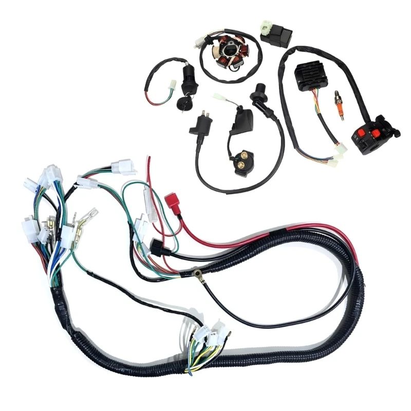 A2BC Advanced Metal Plastic Wiring Harness CDI For GY6 125CC 150CC Motorcycles