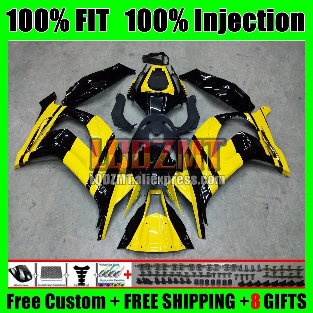 Kit For KAWASAKI NINJA ZX-10R ZX1000 2016 2017 2018 2019 2020 62No.69 Stock Yellow ZX 10R 1000 10 R ZX10R 16 17 18 19 20 Fairing