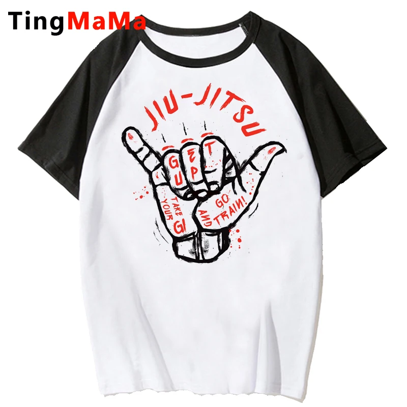 

Jiu Jitsu clothes t-shirt female ulzzang casual Korea kawaii harajuku kawaii crop top graphic tees women