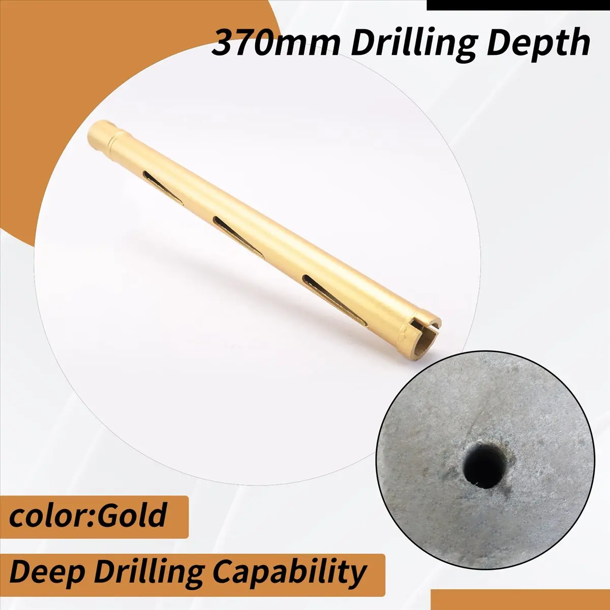 

AB08 30mm Dry Core Drill Bits for Cured Concrete with Rebar Brick Blonck Masonry Etc 370mm Drilling Depth