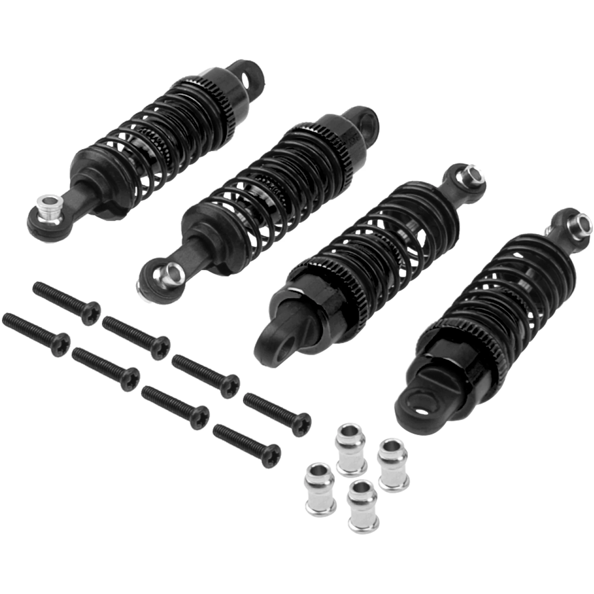 4Pack RC Shocks Absorber Damper 55mm Compatible with WLtoys A949 A959 A969 A979 K929 1/18 RC Car Upgrade Part