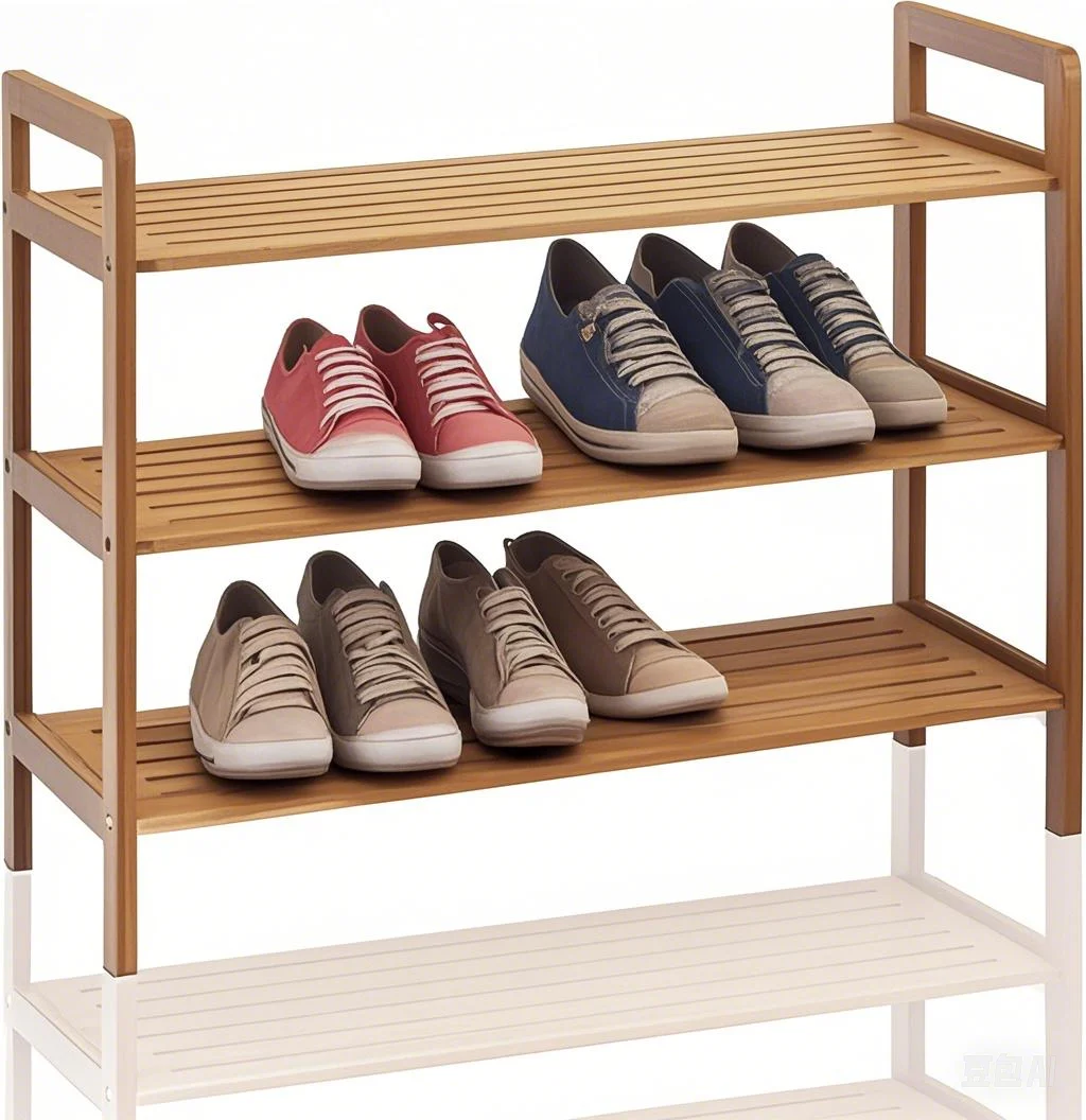 

Bamboo Shoe Rack Storage Organizer Storage Cabinet Standing Tower Shoe Shelf Wooden Shoe Rack