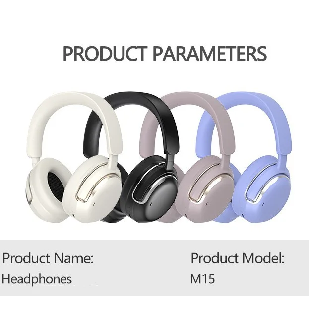 

Wireless Bluetooth headphones noise-cancelling ANC over-ear Bluetooth headphones stereo long-lasting headphones