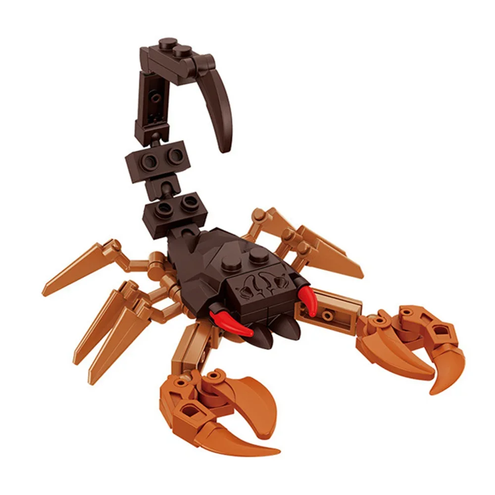 Moc Insect Diermodel Bee Mier Vlinder Cricket Sprinkhaan Set Bouwstenen Diy Kinderen Puzzel Monteren Speelgoed Jongen Kid Gift