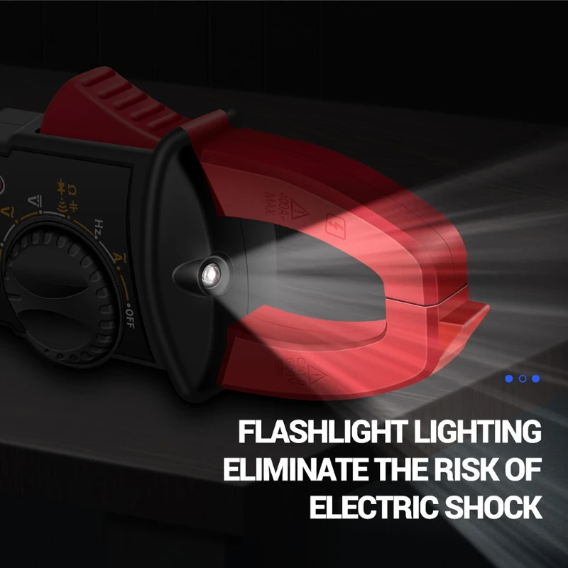 Digital Clamp Meter TRMS 6000 Counts,Colorful LCD Auto-Ranging Amp Tester Measures Current, NCV Dropship