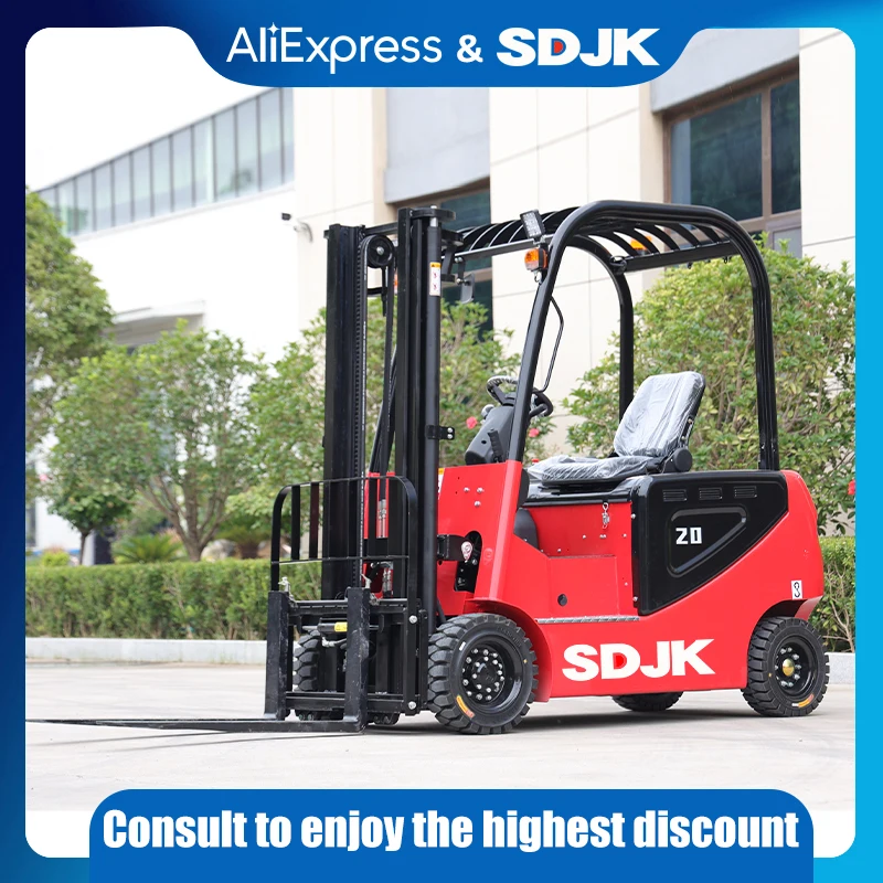 

3-ton electric small forklift warehouse handling can be customized home direct sales ISO certified balanced forklift
