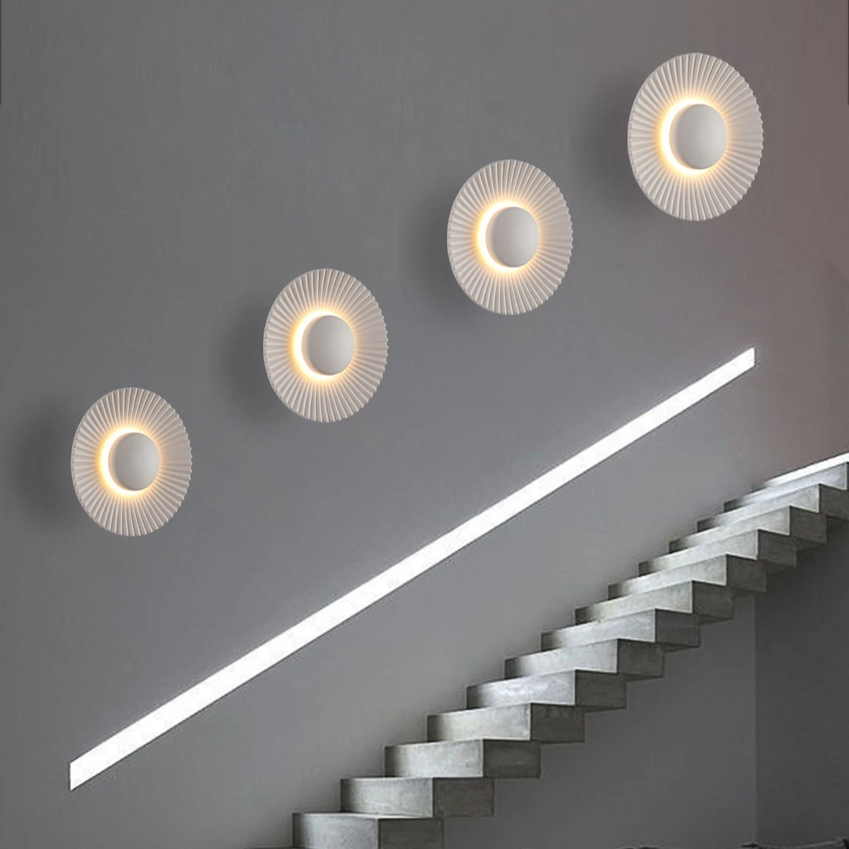 

New Led Indoor Wall Lamp Corridor Lamp Living Room Sofa Background Wall Decorative Lamp Bedroom Bedside Light