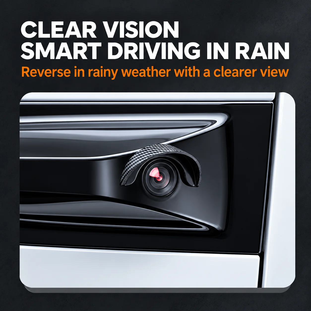 New Car Camera Lens Protector Rear View Backup Camera Cover 360° Camera Protection Anti Scratch Waterproof Dust-proof Car Parts
