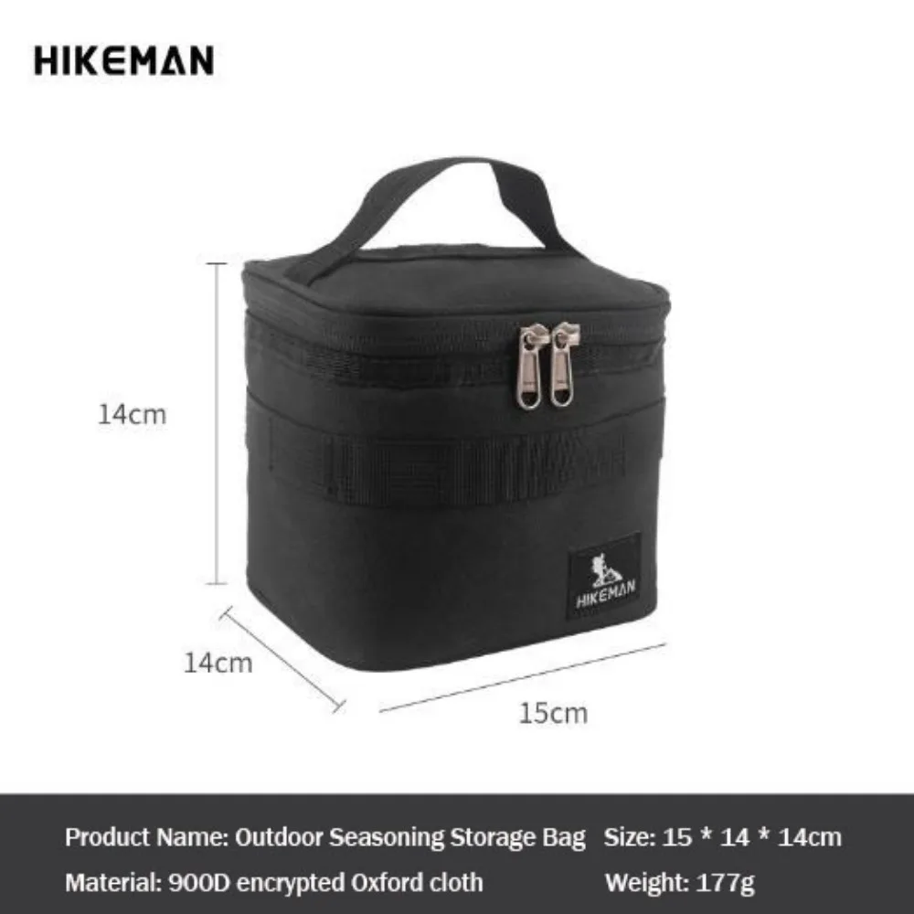 

Portable Outdoor Seasoning Bottle Package 15*14*14cm 3 Colors Picnic Seasoning Distribution Bottle Camping Barbecue Bottle