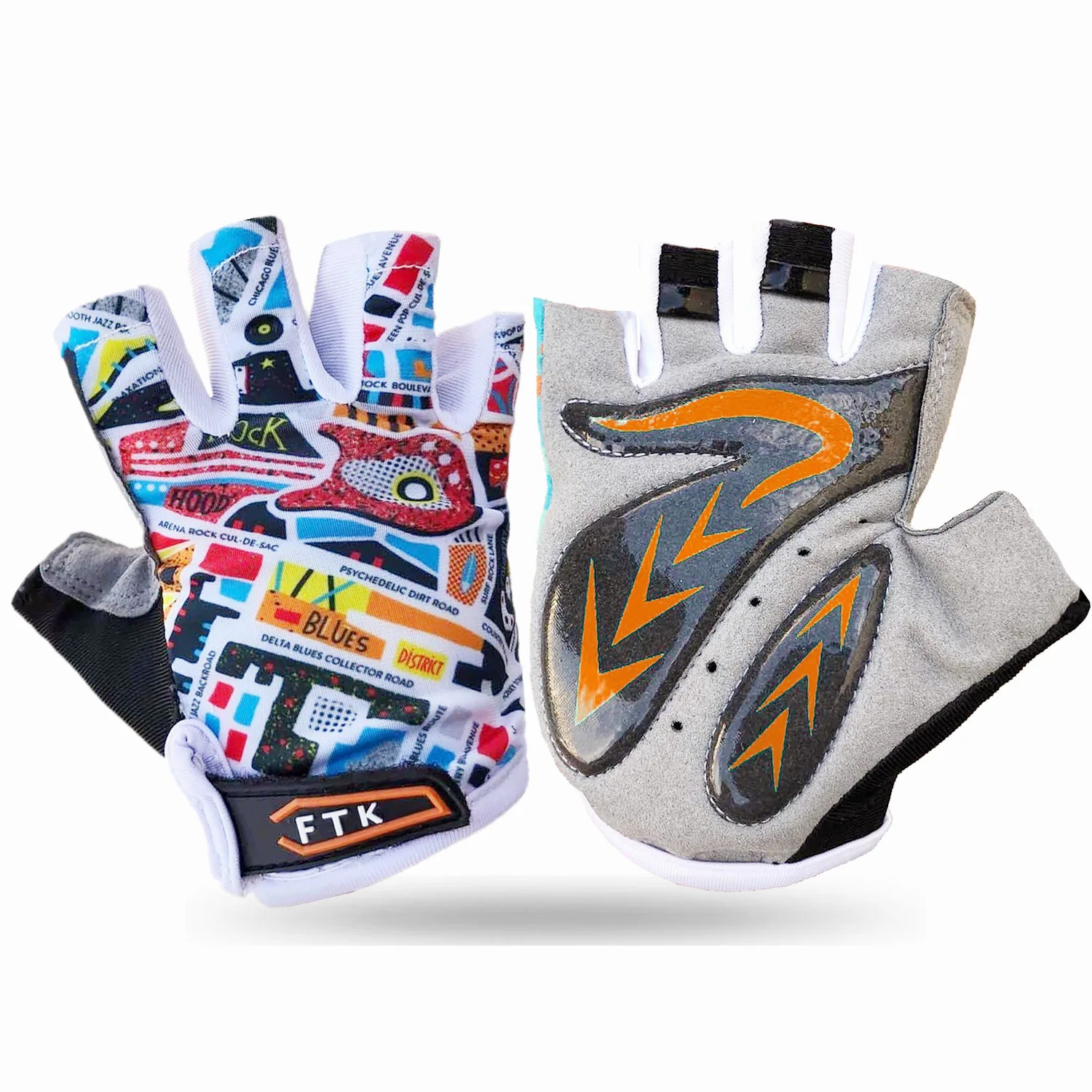 

Детские высокоэластичные перчатки для верховой езды с половиной пальца, спортивные перчатки для катания на роликовых коньках и горных велосипедах, перчатки для фитнеса