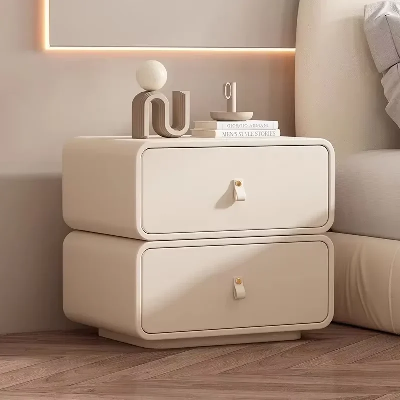 Chic Storage Nightstand Luxury Nordic Modern Elegant Stylish Neat Indoor Table Chevet Bedroom Furniture