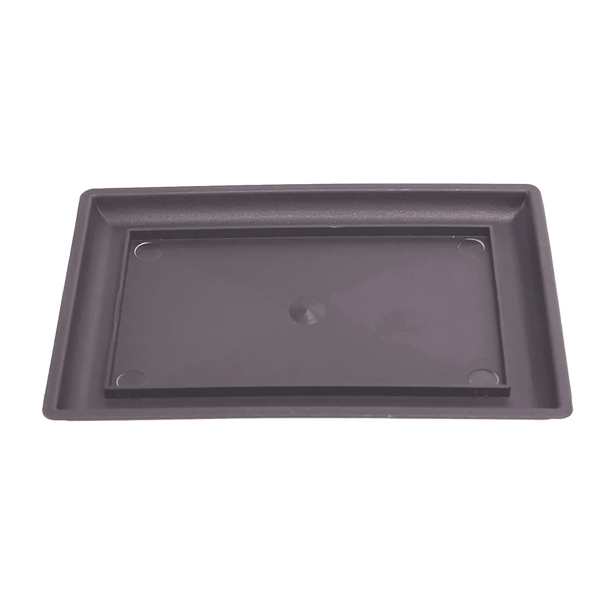 10 Packs Bonsai Training Pots with Tray Plastic Bonsai Plants Growing Pot for Garden Yard Living Room Balcony 16.5X12cm