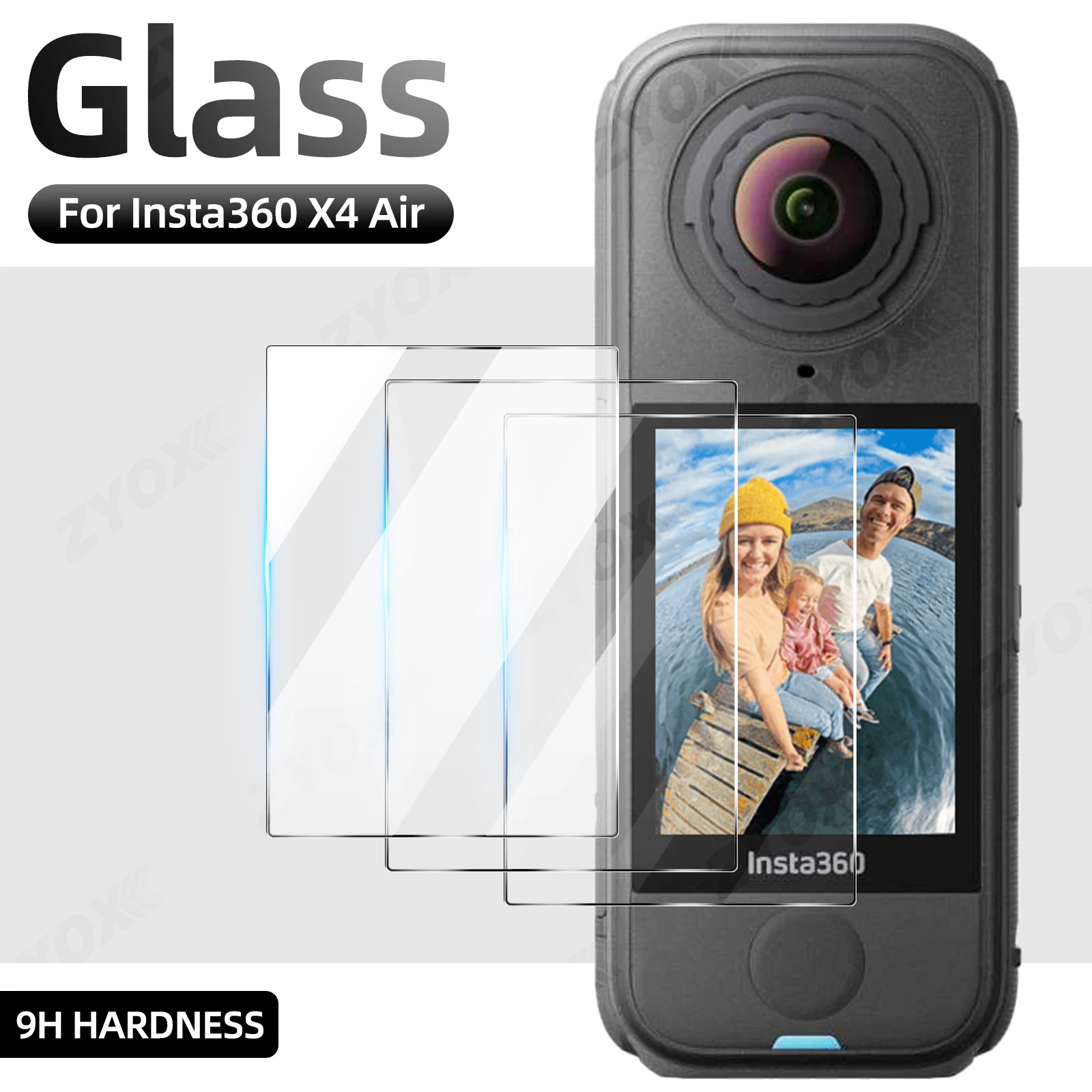 

Screen Protector for Insta360 X4 Air, HD Clear Anti-scratch & Anti-Fingerprint Protective Tempered Glass Film Accessories