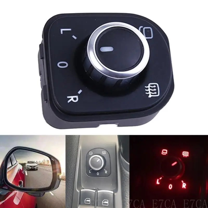 

E7CA боковое зеркало Регулирование переключателя ручка OEM1K0959565J для MK5 Golf MK5/6