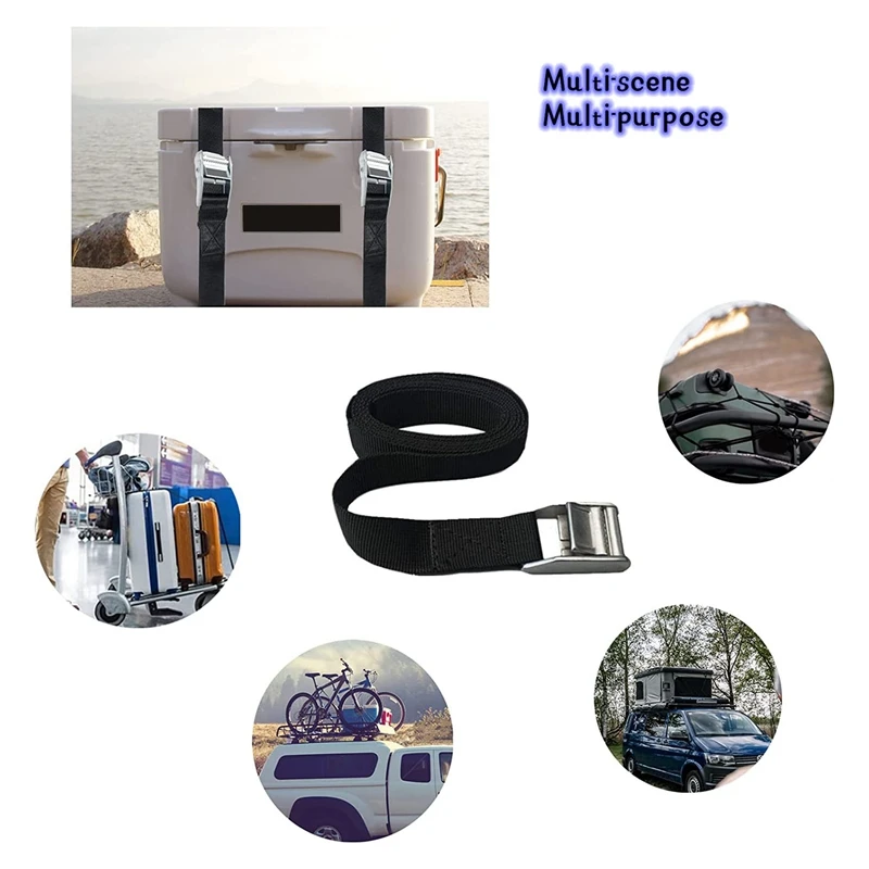 M11K-Battery Retaining Straps Battery Retaining Straps Kit Straps With Stainless Steel Cam Buckle Straps Battery Box Straps