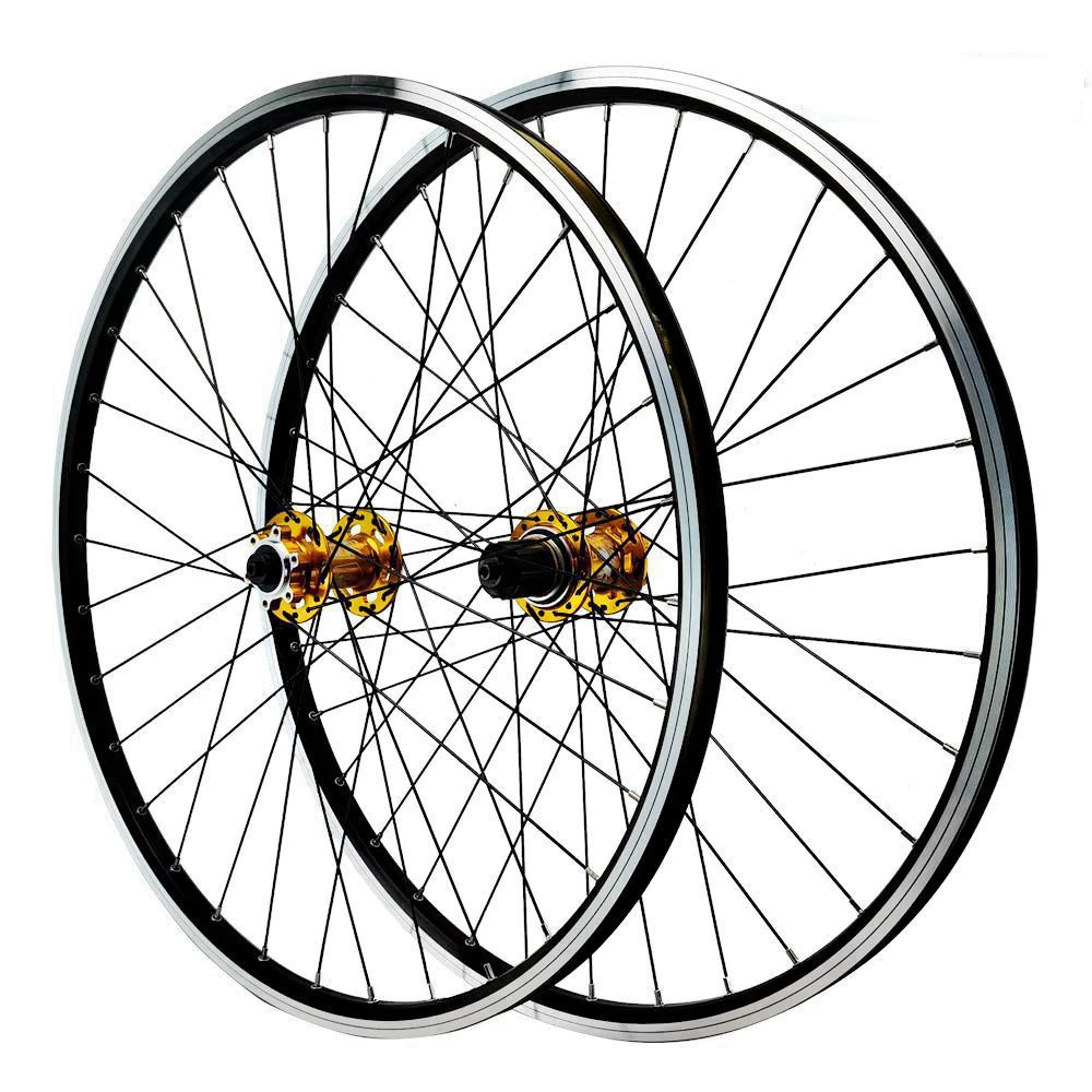 Pasak-MTB Wheelset with Bearing, Front 2 Rear, 4 Disc, V Brake, 32H, 8, 9, 10, 11, 12 Speed, HG, MS, XD Cassette, Quick Release